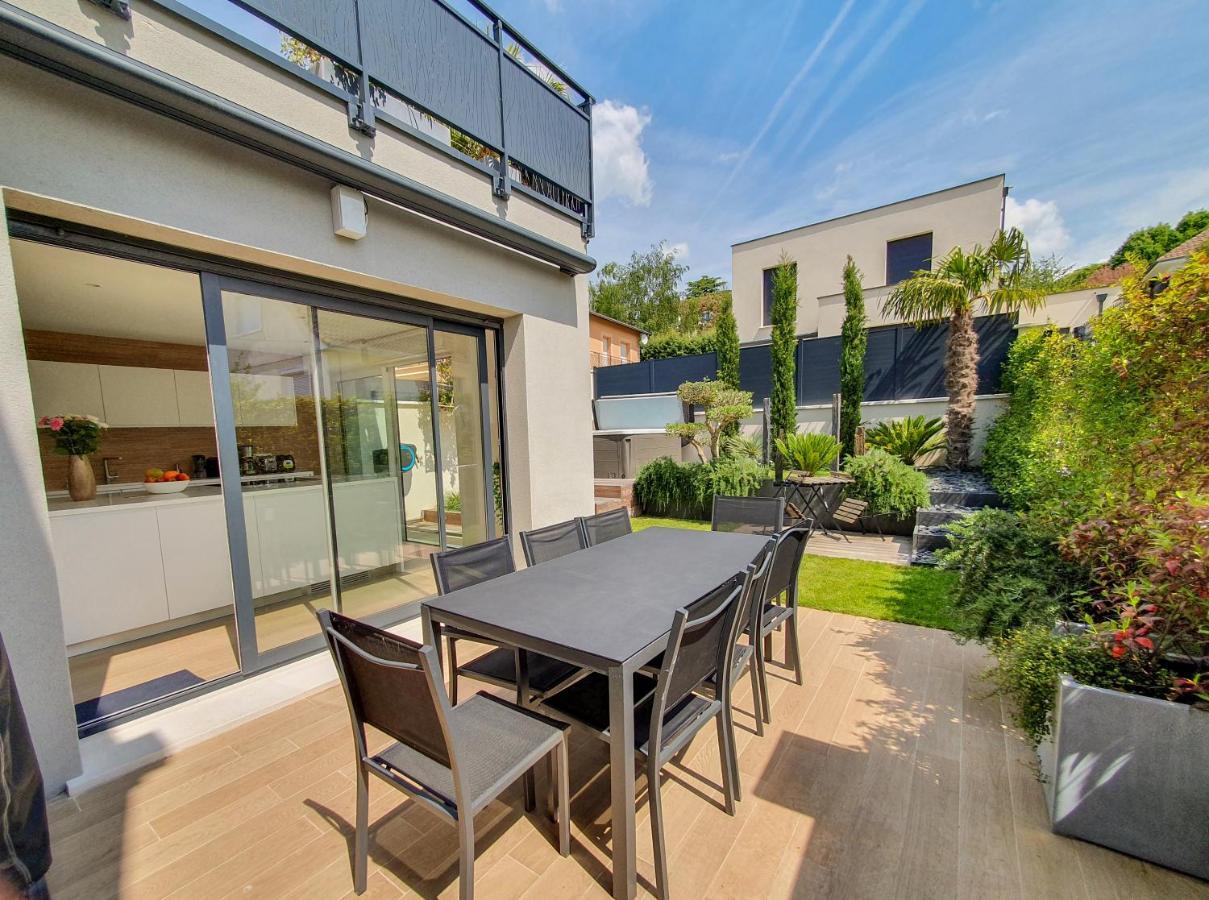 Exigehome - Chambre D'Hote Avec Jacuzzi Et Jardin Paysage, Partage Orgeval  Kültér fotó